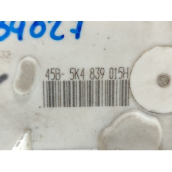 Recambio de cerradura puerta trasera izquierda para volkswagen golf vi (5k1) gti referencia OEM IAM 5K4839015H  