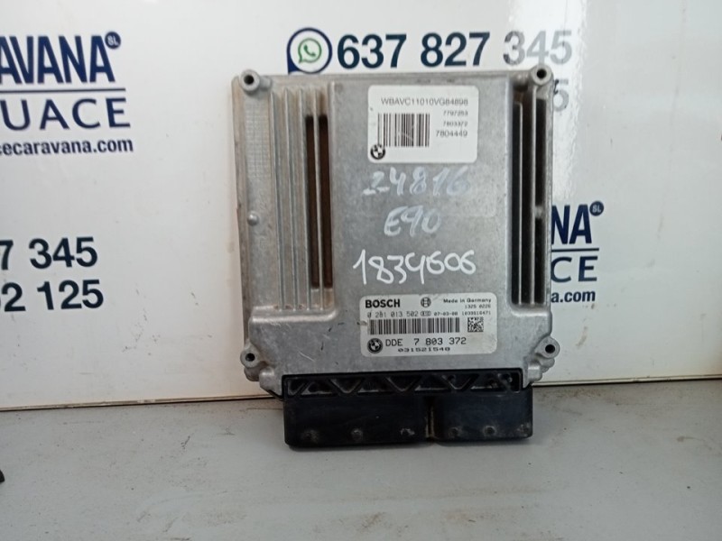 Recambio de centralita motor uce para bmw serie 3 berlina (e90) 318d referencia OEM IAM 7803372  