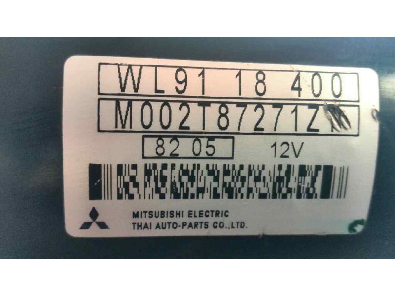 Recambio de motor arranque para ford ranger (et) xl cabina simple 4x4 referencia OEM IAM M002T87271ZT  