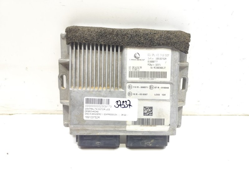 Recambio de centralita motor uce para dacia sandero iii expression referencia OEM IAM 169103752R  