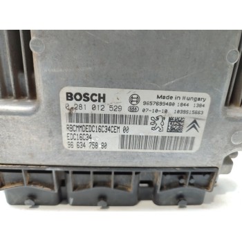Recambio de centralita motor uce para citroën c3 1.4 hdi audace referencia OEM IAM 0281012529  