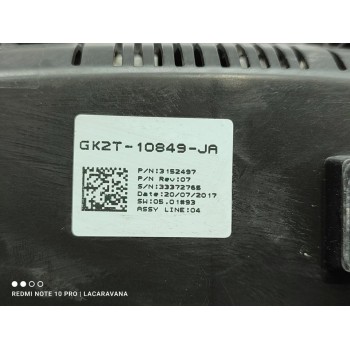 Recambio de cuadro instrumentos para ford transit custom kasten 260 l1 ambiente referencia OEM IAM GK2T10849JA  