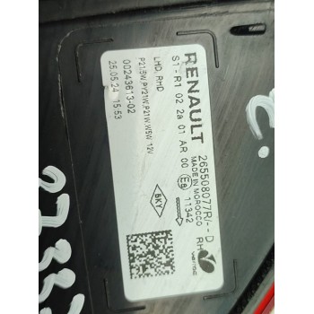 Recambio de piloto trasero derecho para dacia sandero iii expression referencia OEM IAM 265508077R  