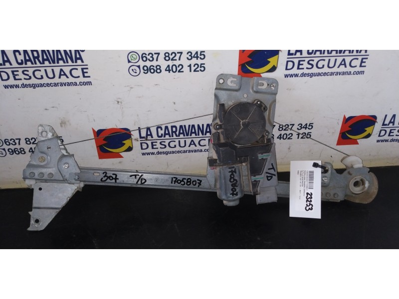 Recambio de elevalunas trasero derecho para peugeot 307 (s1) xs referencia OEM IAM 963848  