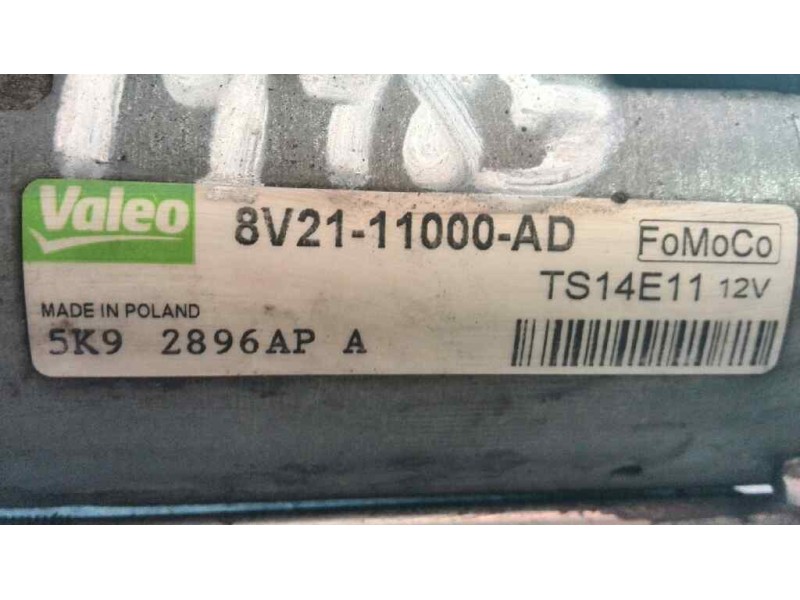 Recambio de motor arranque para ford fiesta (cb1) ambiente referencia OEM IAM 8V2111000AD  