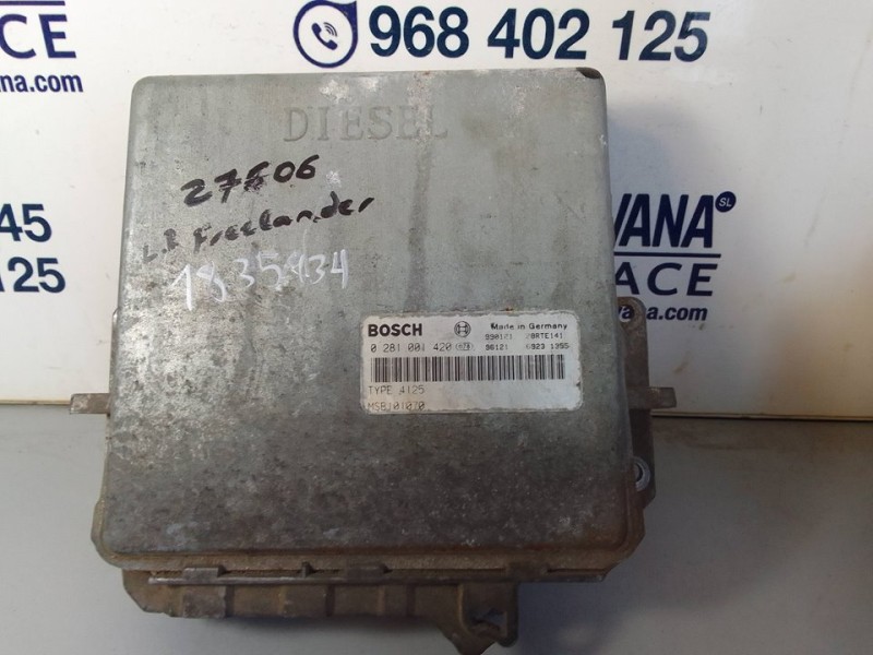 Recambio de centralita motor uce para land rover freelander (ln) 2.0 di hardback (72kw) referencia OEM IAM 0281001420  