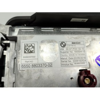 Recambio de pantalla multifuncion para mini mini (f56) one first referencia OEM IAM 65508803370  