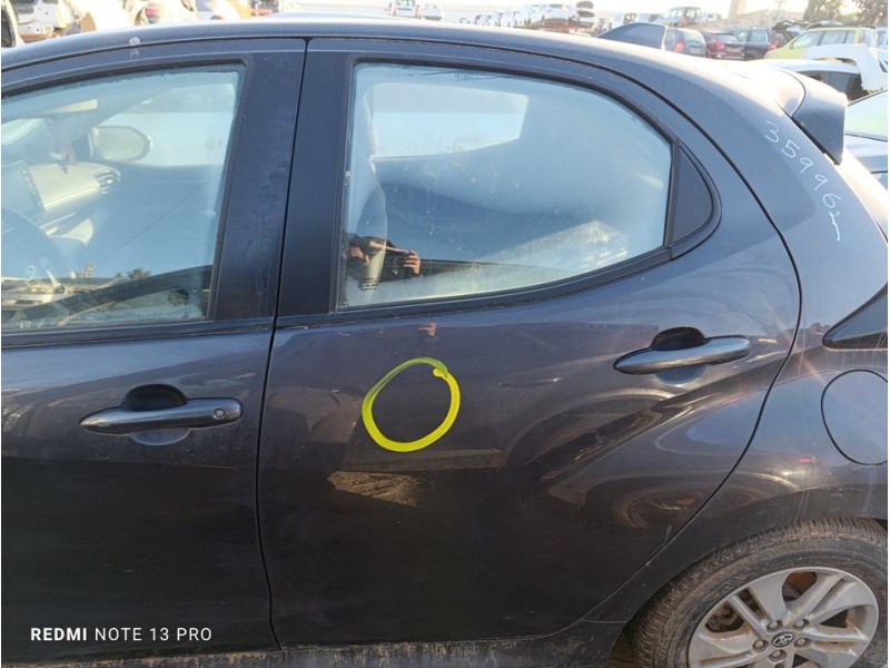 Recambio de puerta trasera izquierda para toyota yaris (xp21) hybrid style referencia OEM IAM 67004K0060  