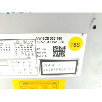 Recambio de sistema audio / radio cd para volkswagen golf vi (5k1) gti referencia OEM IAM 3C8035190  