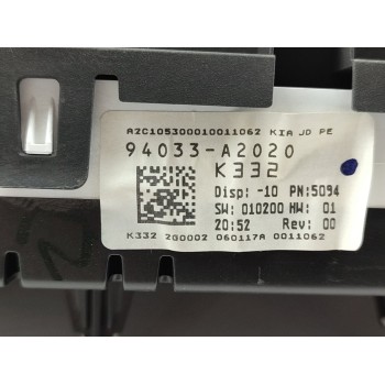 Recambio de cuadro instrumentos para kia cee´d business referencia OEM IAM 94033A2020  