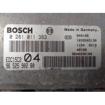 Recambio de centralita motor uce para citroën c8 2.2 hdi exclusive referencia OEM IAM 9652590280  