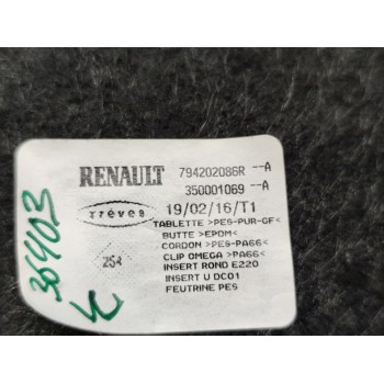 Recambio de bandeja trasera para renault megane iv berlina 5p business referencia OEM IAM 794202086R  