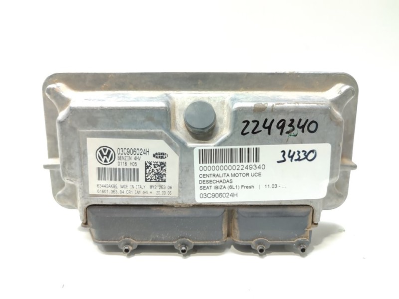 Recambio de centralita motor uce para seat ibiza (6l1) fresh referencia OEM IAM 03C906024H  