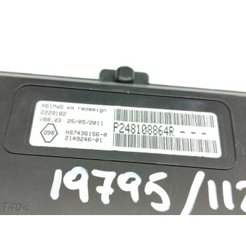Recambio de cuadro instrumentos para renault kangoo (f/kc0) luxe privilege referencia OEM IAM 248108864R  