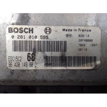 Recambio de centralita motor uce para citroën xsara picasso 2.0 hdi referencia OEM IAM 9642014980  