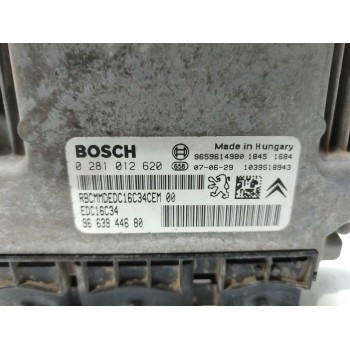 Recambio de centralita motor uce para citroën berlingo 1.6 hdi 75 collection familiar referencia OEM IAM 9663944680  