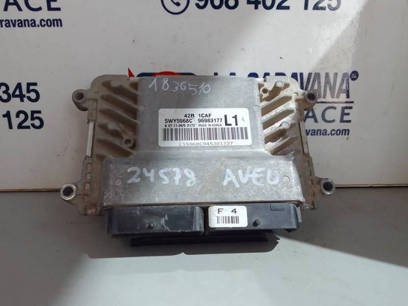 Recambio de centralita motor uce para chevrolet aveo ls referencia OEM IAM 96983177  