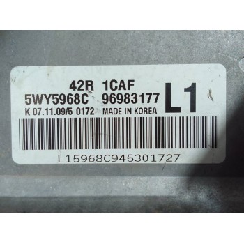 Recambio de centralita motor uce para chevrolet aveo ls referencia OEM IAM 96983177  