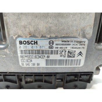 Recambio de centralita motor uce para citroën c4 berlina collection referencia OEM IAM 0281013871  