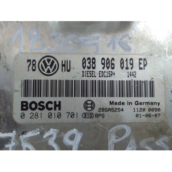 Recambio de centralita motor uce para volkswagen passat berlina (3b3) advance referencia OEM IAM 038906019EP  