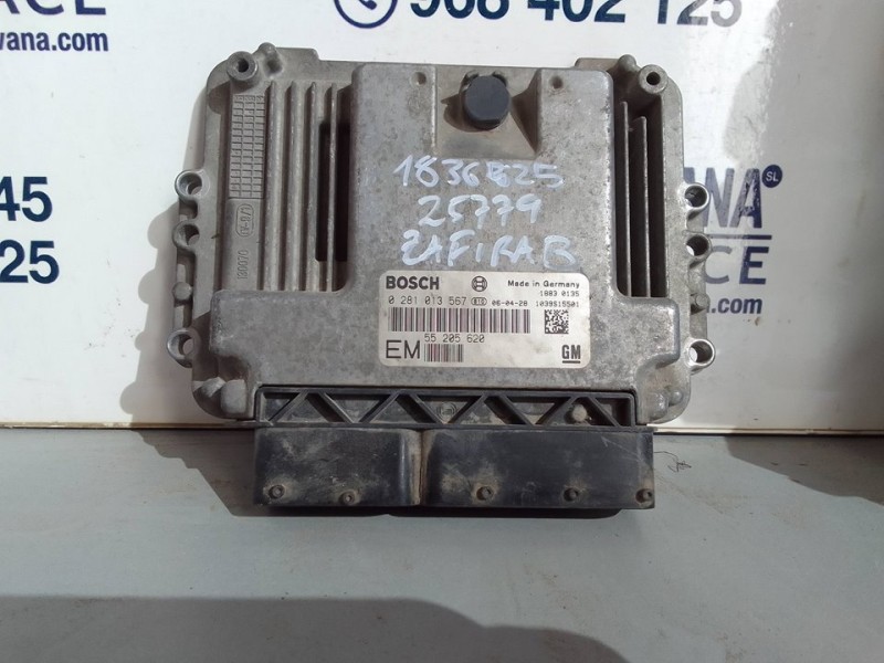 Recambio de centralita motor uce para opel zafira b cosmo referencia OEM IAM 55205620  