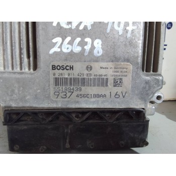 Recambio de centralita motor uce para alfa romeo 147 (190) 1.9 jtd impression referencia OEM IAM 0281011429  