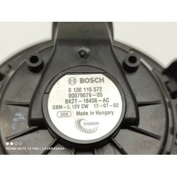 Recambio de ventilador calefaccion para ford transit custom kasten 260 l1 ambiente referencia OEM IAM BK2T18456AC  