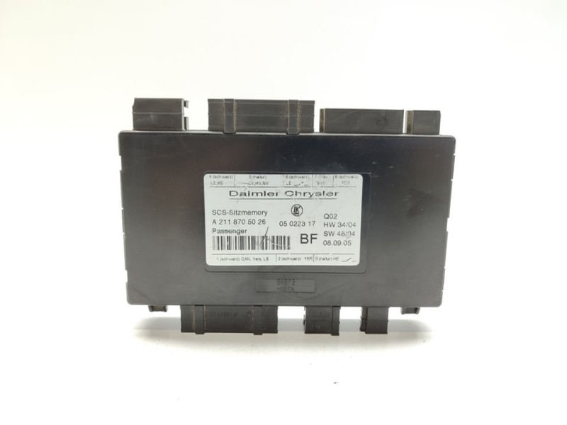 Recambio de modulo electronico para mercedes-benz clase m (w164) 320 / 350 cdi (164.122) referencia OEM IAM A2118705026  