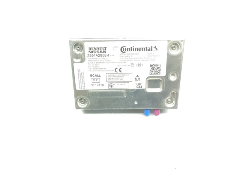 Recambio de modulo electronico para renault captur ii intens referencia OEM IAM 2591A2858R  