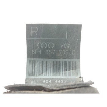 Recambio de cinturon seguridad delantero derecho para audi a3 (8p) 1.6 tdi ambiente referencia OEM IAM 8P4857706D  