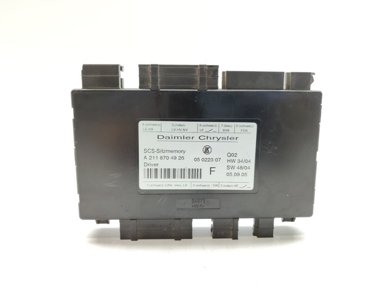 Recambio de modulo electronico para mercedes-benz clase m (w164) 320 / 350 cdi (164.122) referencia OEM IAM A2118704926  