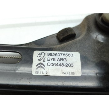 Recambio de elevalunas trasero izquierdo para citroën c4 picasso feel referencia OEM IAM 9825709980  