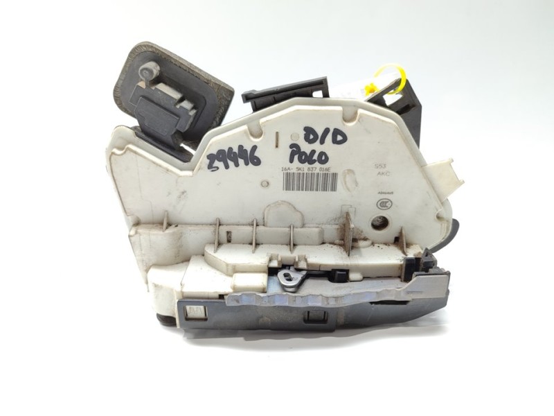 Recambio de cerradura puerta delantera derecha para volkswagen polo (6c1) comfortline bluemotion referencia OEM IAM 5K1837016E  