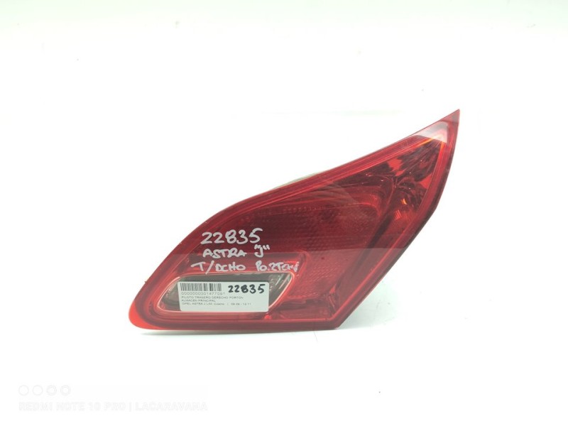 Recambio de piloto trasero derecho interior para opel astra j lim. cosmo referencia OEM IAM 13358075  