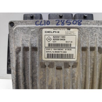 Recambio de centralita motor uce para renault clio iii authentique referencia OEM IAM 8200911560  