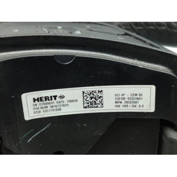 Recambio de volante para citroën c4 picasso feel referencia OEM IAM 98167370ZD  