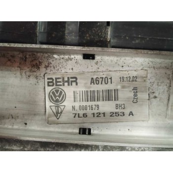 Recambio de radiador agua para volkswagen touareg (7la) tdi v10 referencia OEM IAM 7L6121253A  
