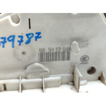 Recambio de cerradura puerta trasera derecha para volkswagen golf vi (5k1) rabbit bluemotion referencia OEM IAM 5K4839016M  