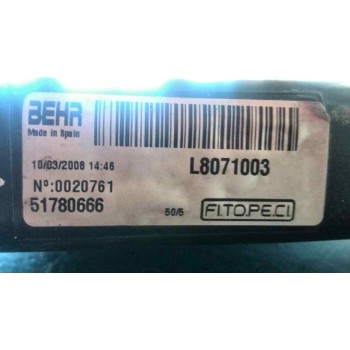 Recambio de radiador agua para peugeot bipper avantage referencia OEM IAM   