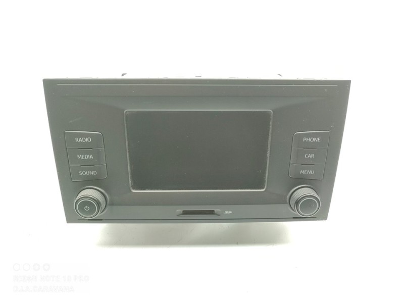 Recambio de sistema audio / radio cd para seat leon (5f1) reference referencia OEM IAM 5F0035888A  