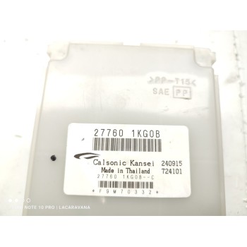 Recambio de centralita aire acondicionado para nissan juke (f15) acenta referencia OEM IAM 277601KG0B  