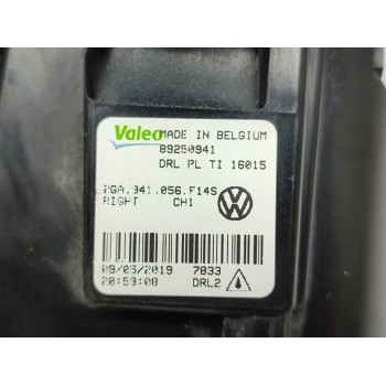 Recambio de piloto delantero derecho para volkswagen t-roc sport referencia OEM IAM 2GA941056F  