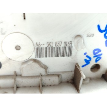 Recambio de cerradura puerta delantera derecha para volkswagen golf vi (5k1) advance referencia OEM IAM 5K1837016B  