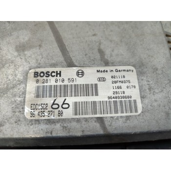 Recambio de centralita motor uce para citroën jumpy 2.0 hdi sx furg. referencia OEM IAM 0281010591  