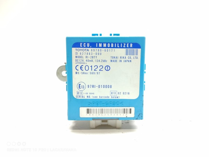 Recambio de modulo electronico para toyota land cruiser (j9) d4-d vx (5-ptas.) referencia OEM IAM 8978060171  