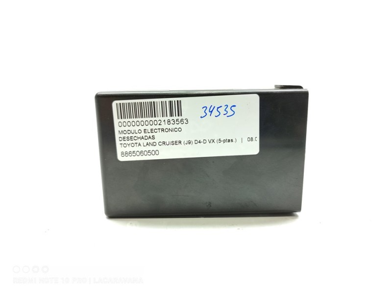 Recambio de modulo electronico para toyota land cruiser (j9) d4-d vx (5-ptas.) referencia OEM IAM 8865060500  