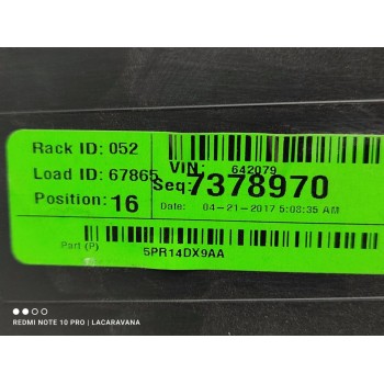 Recambio de moldura para jeep wrangler / wrangler unlimited sahara referencia OEM IAM 5PR14DX9AA  