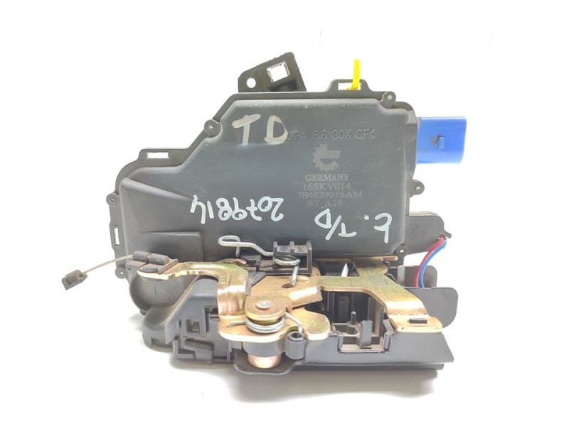 Recambio de cerradura puerta trasera derecha para volkswagen jetta (1k2) 2.0 tdi referencia OEM IAM 3B4839016AM  
