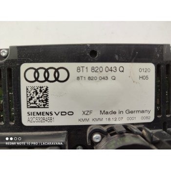 Recambio de mando climatizador para audi a5 coupe (8t) 2.7 tdi referencia OEM IAM 8T1820043Q  