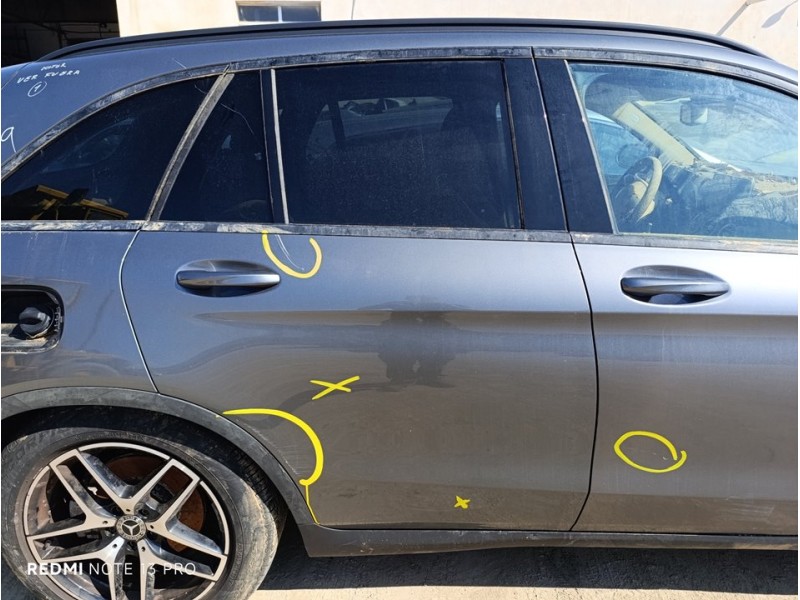 Recambio de puerta trasera derecha para mercedes-benz clase glc (w253) glc 250 4matic (253.946) referencia OEM IAM A2537307404  